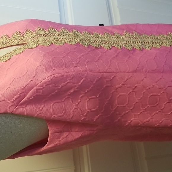 Pappagallo Bubble Gum Pink Cocktail Dress New With Tags Size 8 Knee Length - Picture 4 of 7